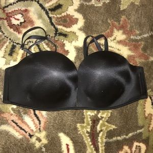 Victoria secret bombshell strapless bra w/ straps